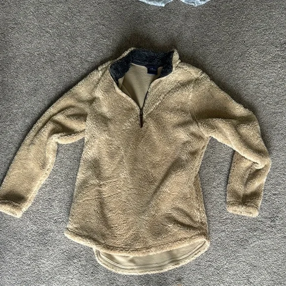 Cozy Tan Fleece Pullover - Picture 1 of 1